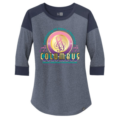 Roster  - Ladies Heritage Blend 3/4 Sleeve Baseball Raglan Tee Thumbnail