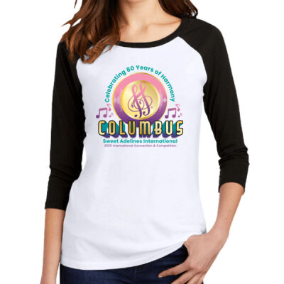 Roster  - TriBlend Women's 3/4 Raglan Tee Thumbnail