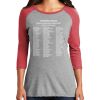 TriBlend Women's 3/4 Raglan Tee Thumbnail