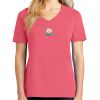 Cotton Women's V-neck Tee Thumbnail