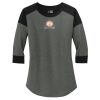 Ladies Heritage Blend 3/4 Sleeve Baseball Raglan Tee Thumbnail