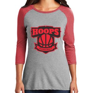 TriBlend Women's 3/4 Raglan Tee Thumbnail