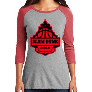 TriBlend Women's 3/4 Raglan Tee Thumbnail