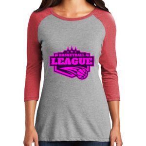 TriBlend Women's 3/4 Raglan Tee Thumbnail