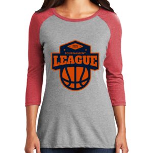 TriBlend Women's 3/4 Raglan Tee Thumbnail