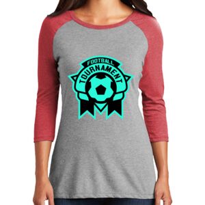 TriBlend Women's 3/4 Raglan Tee Thumbnail