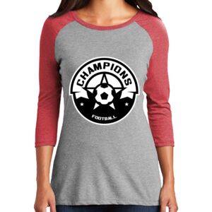 TriBlend Women's 3/4 Raglan Tee Thumbnail