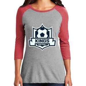 TriBlend Women's 3/4 Raglan Tee Thumbnail