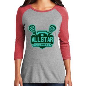 TriBlend Women's 3/4 Raglan Tee Thumbnail