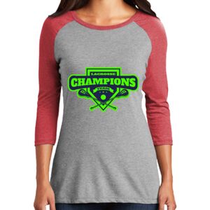 TriBlend Women's 3/4 Raglan Tee Thumbnail