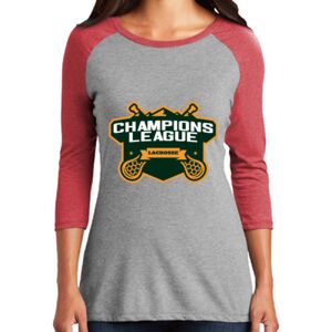TriBlend Women's 3/4 Raglan Tee Thumbnail
