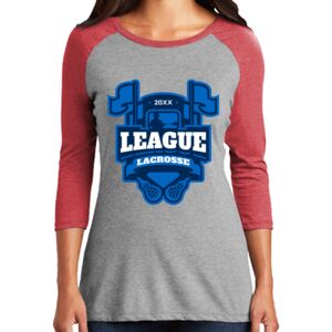 TriBlend Women's 3/4 Raglan Tee Thumbnail