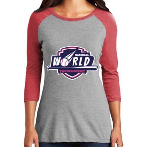 TriBlend Women's 3/4 Raglan Tee Thumbnail