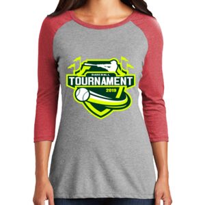 TriBlend Women's 3/4 Raglan Tee Thumbnail