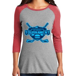 TriBlend Women's 3/4 Raglan Tee Thumbnail