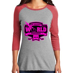 TriBlend Women's 3/4 Raglan Tee Thumbnail