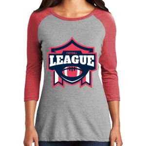 TriBlend Women's 3/4 Raglan Tee Thumbnail