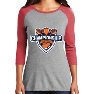 TriBlend Women's 3/4 Raglan Tee Thumbnail