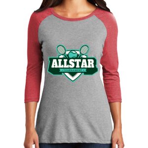 TriBlend Women's 3/4 Raglan Tee Thumbnail