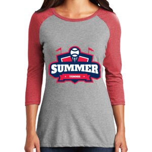 TriBlend Women's 3/4 Raglan Tee Thumbnail