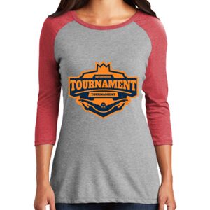 TriBlend Women's 3/4 Raglan Tee Thumbnail