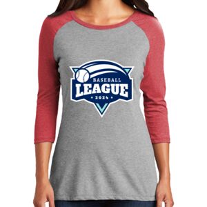 TriBlend Women's 3/4 Raglan Tee Thumbnail