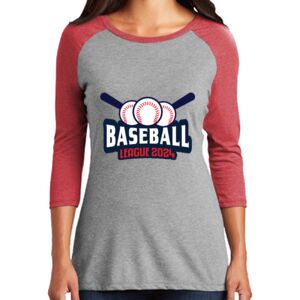 TriBlend Women's 3/4 Raglan Tee Thumbnail