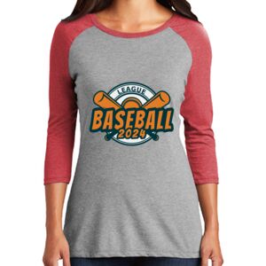 TriBlend Women's 3/4 Raglan Tee Thumbnail