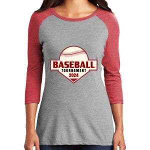 TriBlend Women's 3/4 Raglan Tee Thumbnail