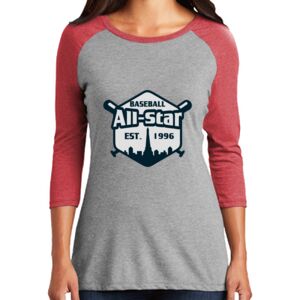 TriBlend Women's 3/4 Raglan Tee Thumbnail