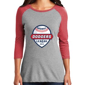 TriBlend Women's 3/4 Raglan Tee Thumbnail