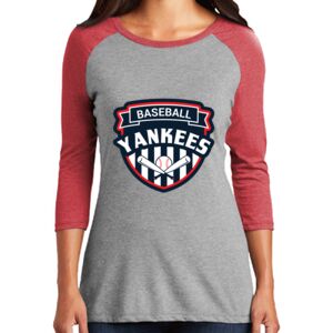 TriBlend Women's 3/4 Raglan Tee Thumbnail