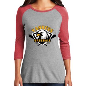 TriBlend Women's 3/4 Raglan Tee Thumbnail