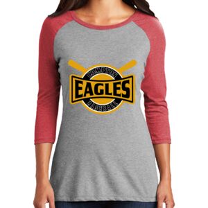 TriBlend Women's 3/4 Raglan Tee Thumbnail