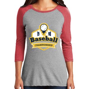 TriBlend Women's 3/4 Raglan Tee Thumbnail