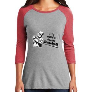 TriBlend Women's 3/4 Raglan Tee Thumbnail