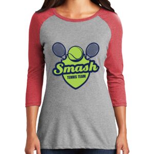 TriBlend Women's 3/4 Raglan Tee Thumbnail
