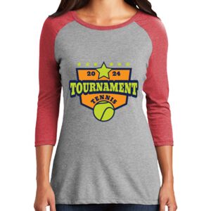 TriBlend Women's 3/4 Raglan Tee Thumbnail