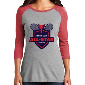 TriBlend Women's 3/4 Raglan Tee Thumbnail