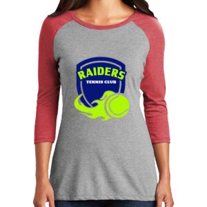 TriBlend Women's 3/4 Raglan Tee Thumbnail