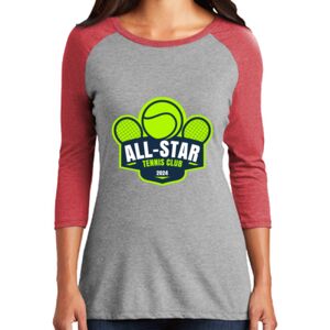TriBlend Women's 3/4 Raglan Tee Thumbnail