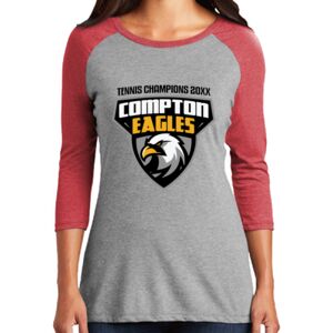 TriBlend Women's 3/4 Raglan Tee Thumbnail