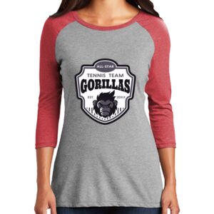 TriBlend Women's 3/4 Raglan Tee Thumbnail