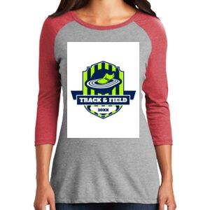 TriBlend Women's 3/4 Raglan Tee Thumbnail