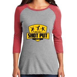 TriBlend Women's 3/4 Raglan Tee Thumbnail
