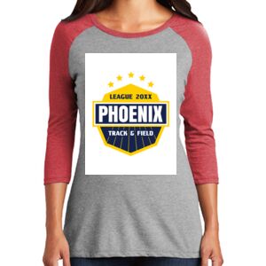 TriBlend Women's 3/4 Raglan Tee Thumbnail