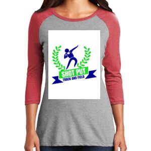 TriBlend Women's 3/4 Raglan Tee Thumbnail