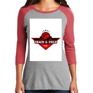 TriBlend Women's 3/4 Raglan Tee Thumbnail