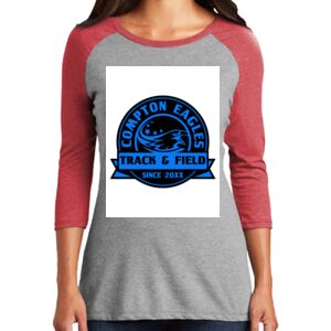 TriBlend Women's 3/4 Raglan Tee Thumbnail