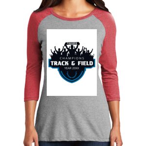 TriBlend Women's 3/4 Raglan Tee Thumbnail